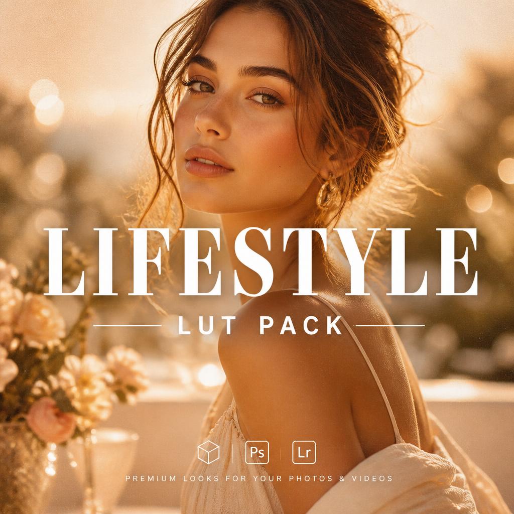 Aperçu du Lifestyle LUT Pack – LUTs portrait et lifestyle pour photo et vidéo